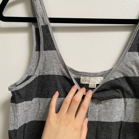 Forever 21 Striped Romper S - Picture 2 of 3